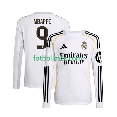 Fußballtrikots Real Madrid Kylian Mbappé 9 Heim Trikotsatz 2025-2026 Langarm Fußballtrikots Real Madrid Kylian Mbappé 9 Heim Trikotsatz 2025-2026 Langarm